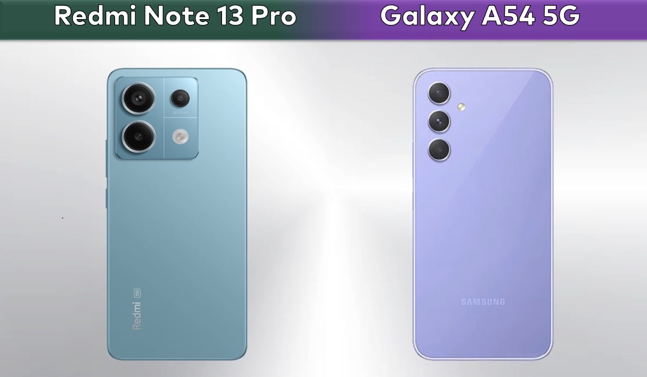 Redmi Note 13 Pro vs Samsung Galaxy A54: o melhor custo-benefício